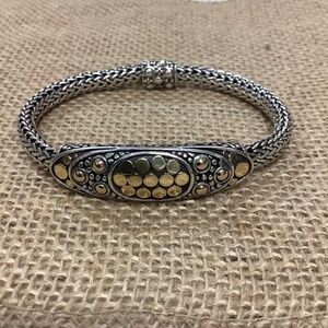 John Hardy Women's Two Tone Dot Jaisalmer Station Bracelet